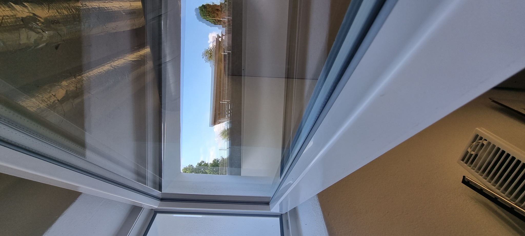 Fenster nach der Reinigung