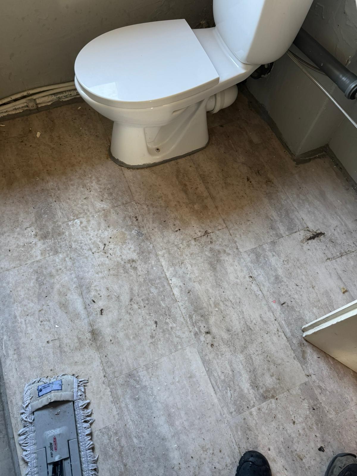 Fenster vor der Reinigung